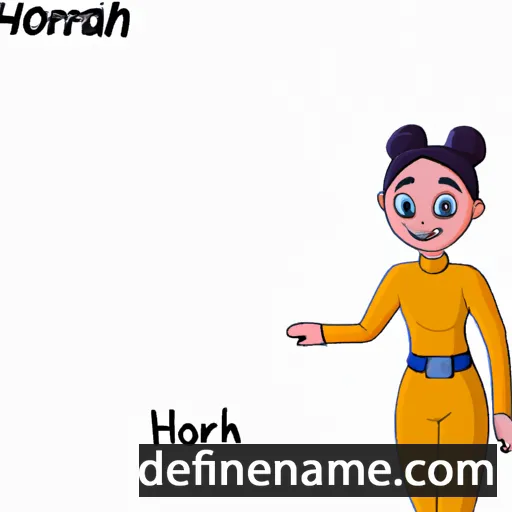 cartoon of the name Korah