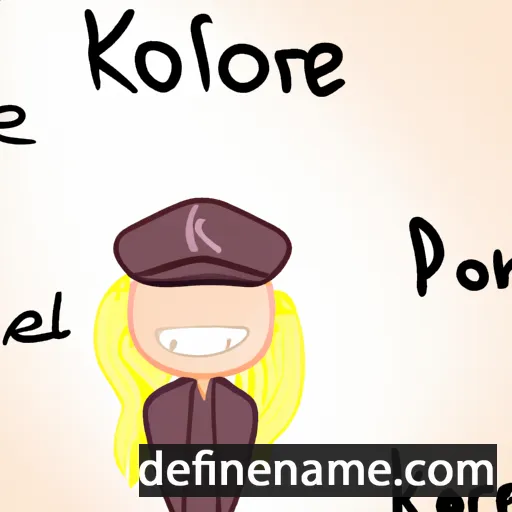 Koralie cartoon