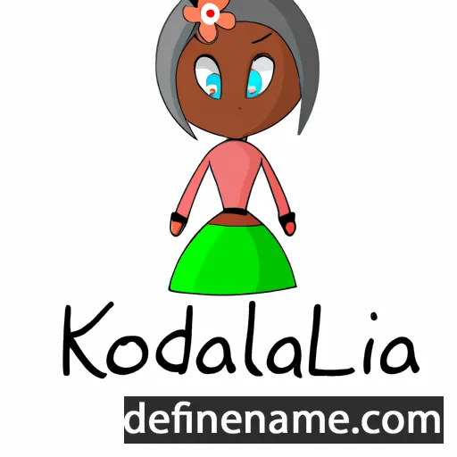 cartoon of the name Kordelia