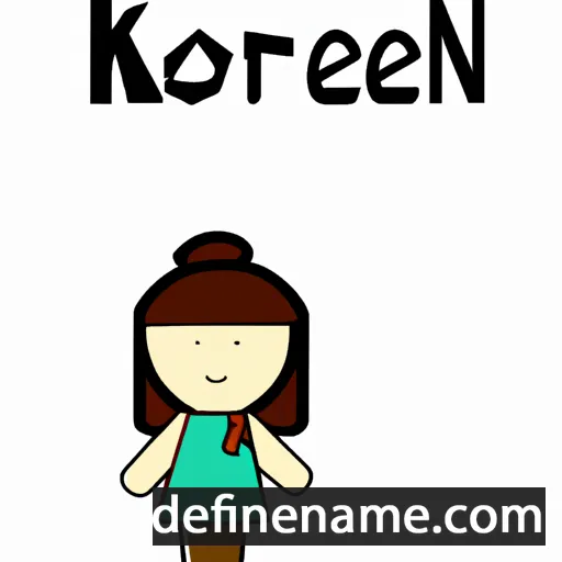 Koreen cartoon