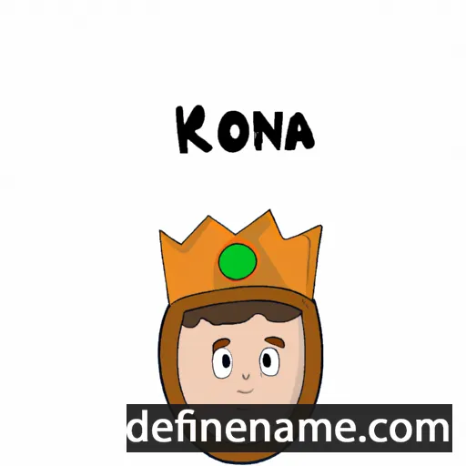 cartoon of the name Korona