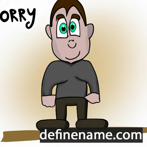 cartoon of the name Korry