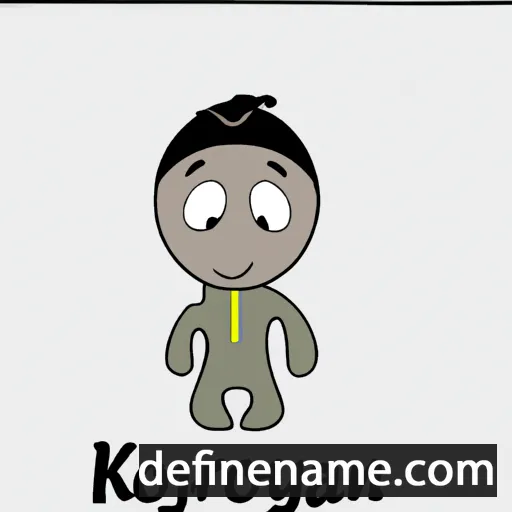 cartoon of the name Koryan