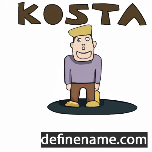 Kostja cartoon