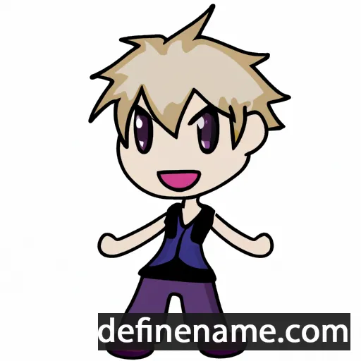 cartoon of the name Koume