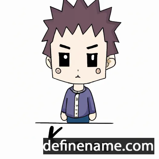 cartoon of the name Kousei