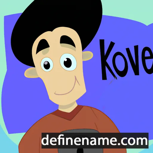 cartoon of the name Kove