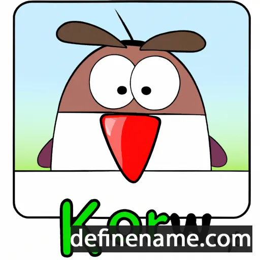 cartoon of the name Kowit