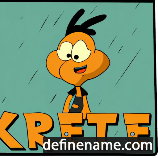 cartoon of the name Kreete