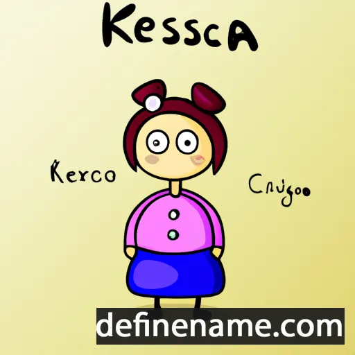 cartoon of the name Krescencija