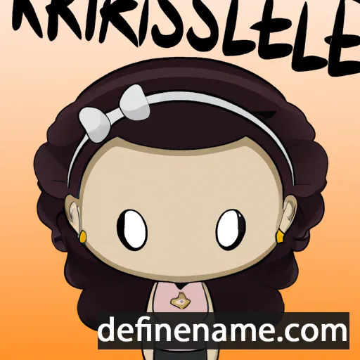 cartoon of the name Kriselle