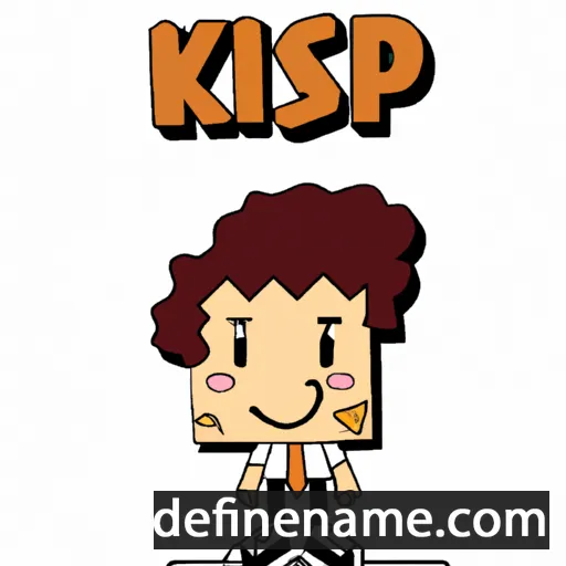 Krisp cartoon