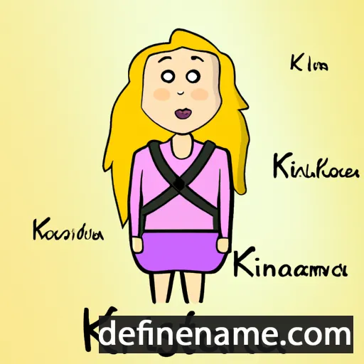 Kristíanna cartoon