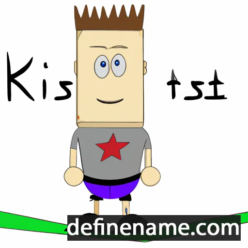 cartoon of the name Kristof