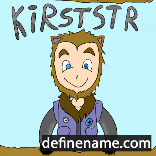 cartoon of the name Kristoffur