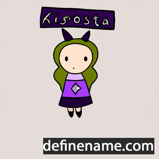 Kristþóra cartoon