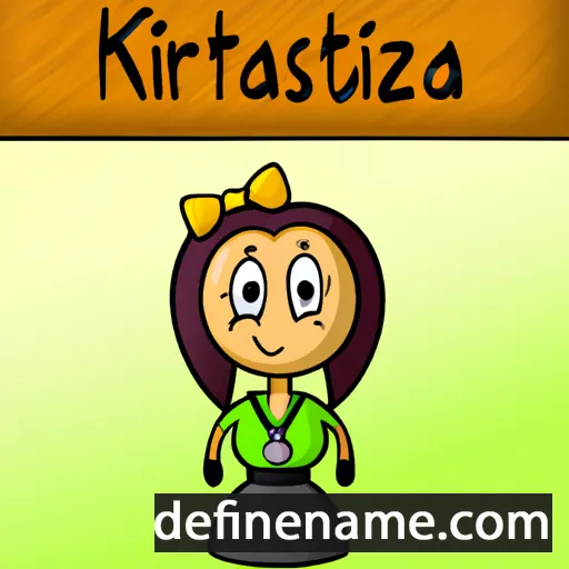 cartoon of the name Krizanta