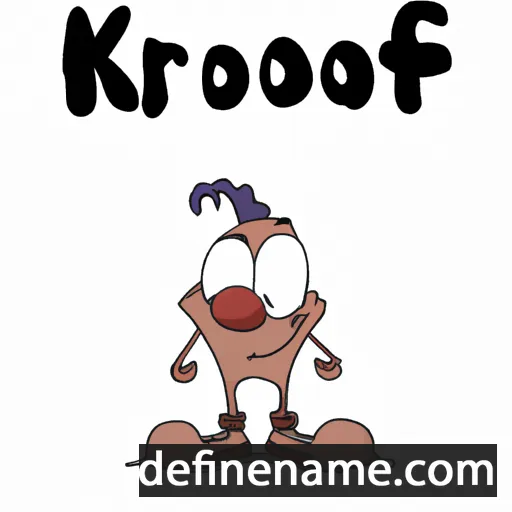 cartoon of the name Krõõt