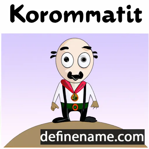 cartoon of the name Kromanti