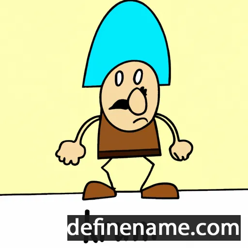 cartoon of the name Krunimir