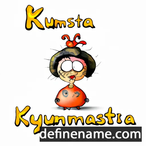 Krusmynta cartoon