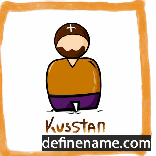 cartoon of the name Krustan