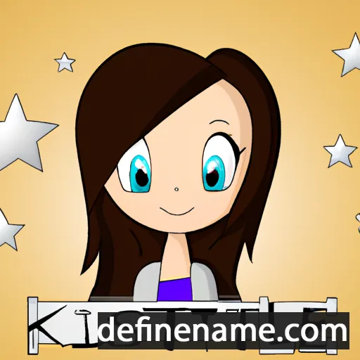 cartoon of the name Krystel