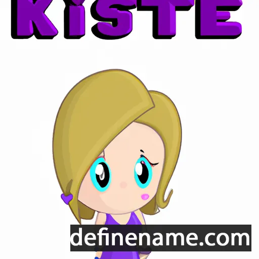 Krystie cartoon