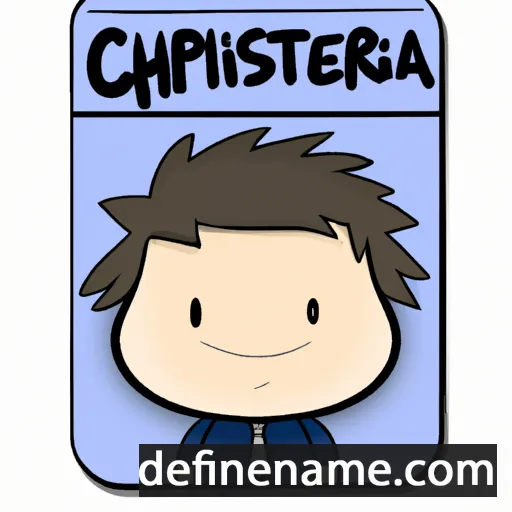 Krystopher cartoon