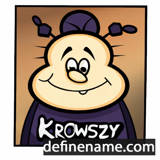 cartoon of the name Krzesimierz