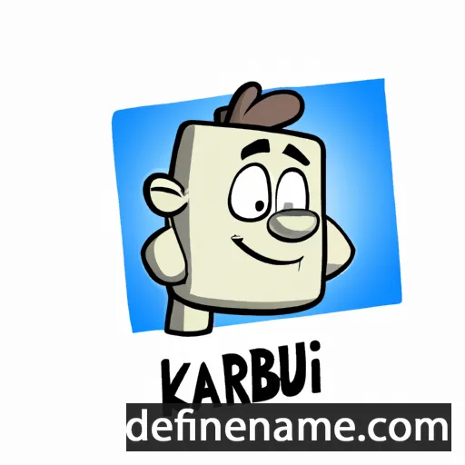 cartoon of the name Kubar