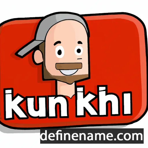 cartoon of the name Kuhn