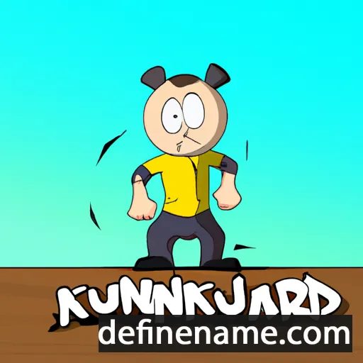 cartoon of the name Kunihard