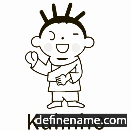 cartoon of the name Kunihiro