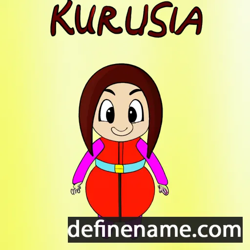 cartoon of the name Kurissa