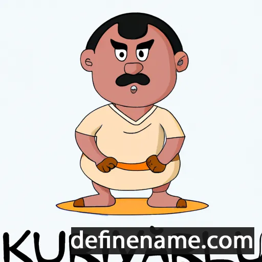 cartoon of the name Kuruvila