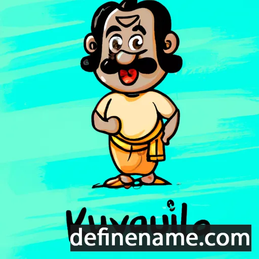 cartoon of the name Kuruvilla