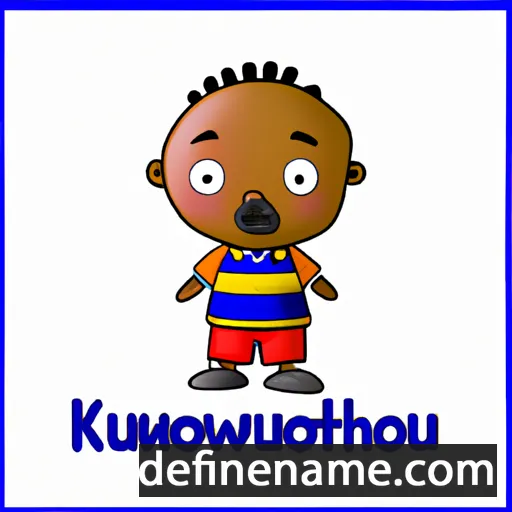 cartoon of the name Kutlwano