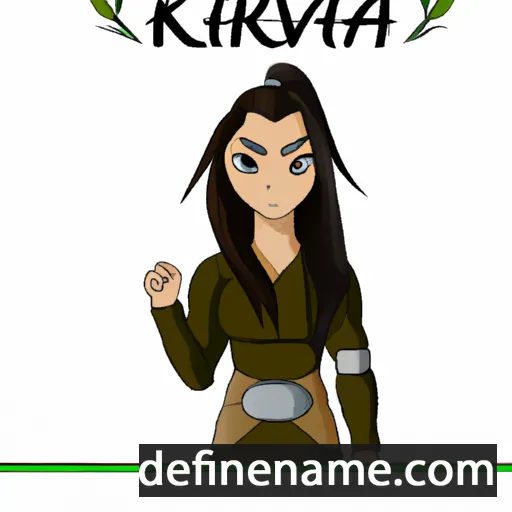 cartoon of the name Kuvira