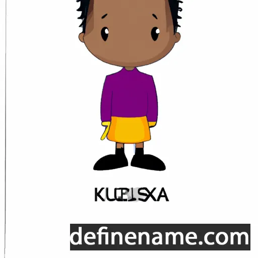 cartoon of the name Kuzivakwashe