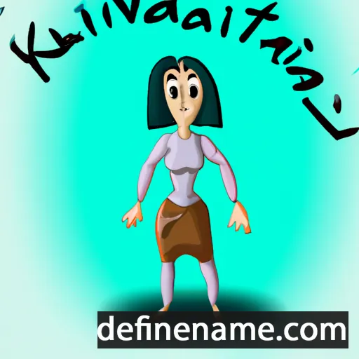 cartoon of the name Kvintiliána