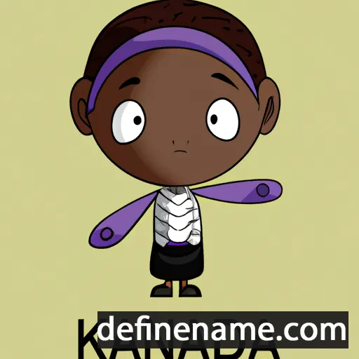 cartoon of the name Kwanda