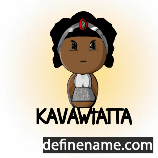 cartoon of the name Kwanita