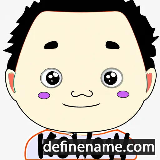 cartoon of the name Kwon