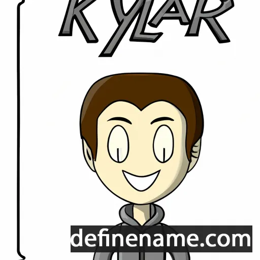 cartoon of the name Kylar