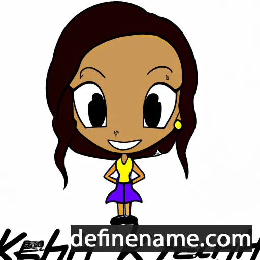 cartoon of the name Kyleah