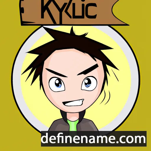 cartoon of the name Kylic