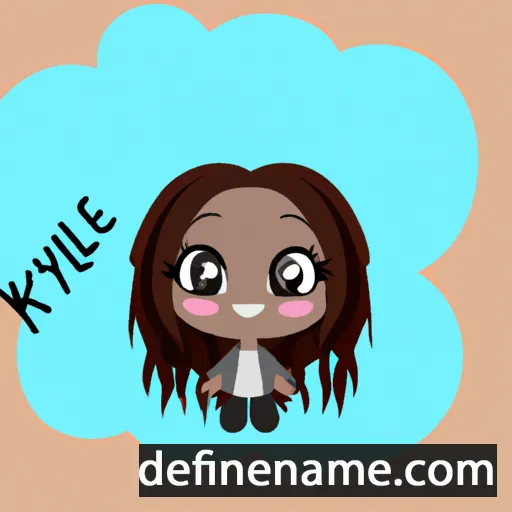 cartoon of the name Kylise