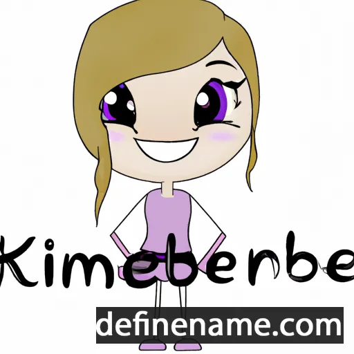 cartoon of the name Kymberley