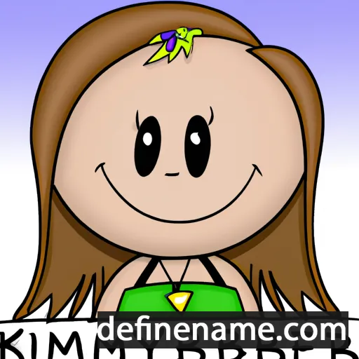 cartoon of the name Kymberly